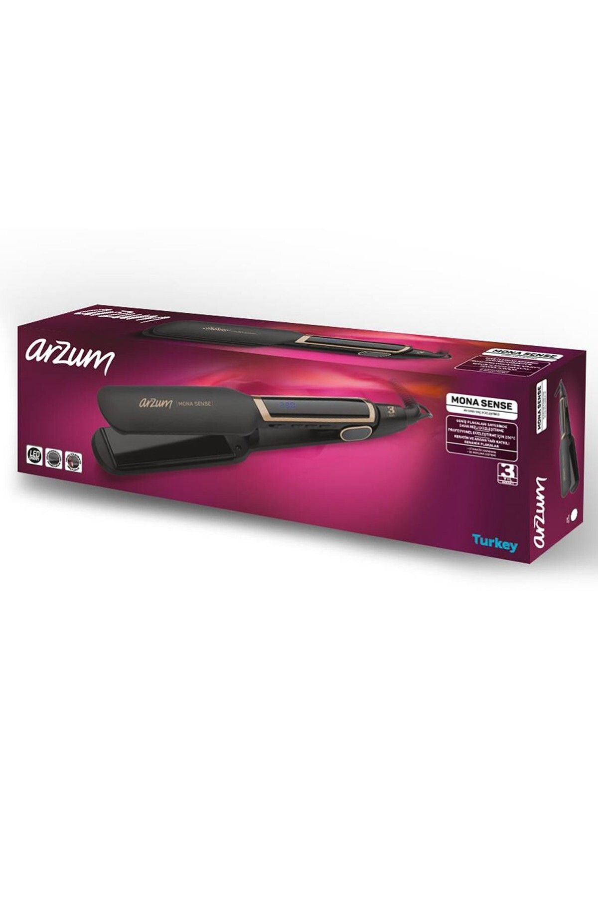 Arzum ArMona Sense Geniş Saç Düzleştirici - Görsel 4