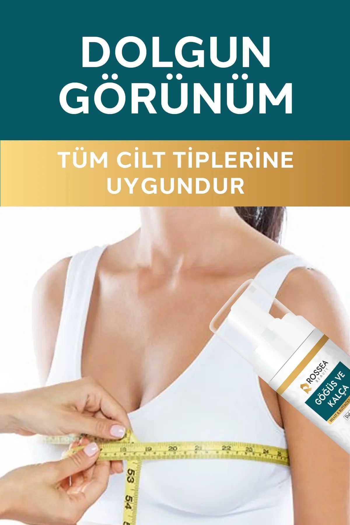 ROSSEA Göğüs Ve Kalça Büyütücü,. Şekillendirici, Dolgunlaştırıcı, Çatlak Giderici, Sıkılaştırıcı Kreml