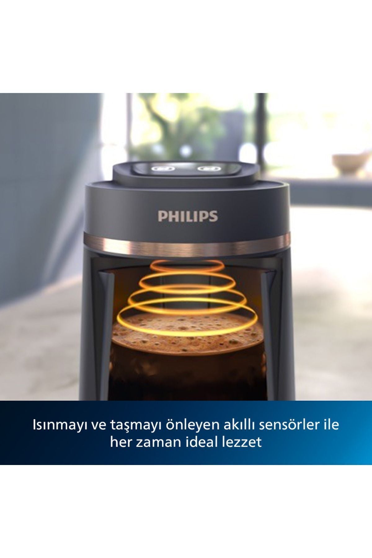 Philipserisi Türkahvesi Makinesi, Közde Türkahvesi Pişirme Fonksiyonu, HDA/ - Görsel 4