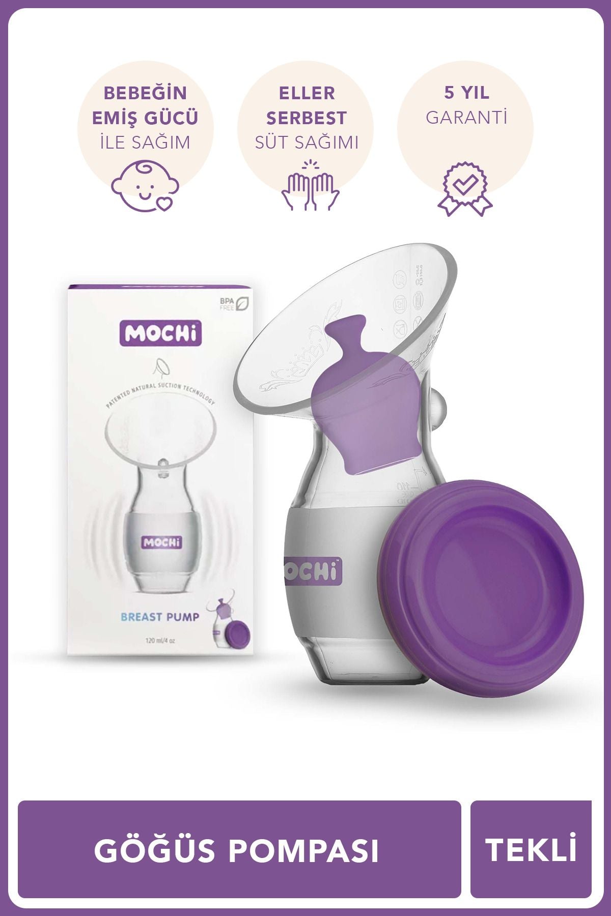 Mochi Göğüs Pompası ml.