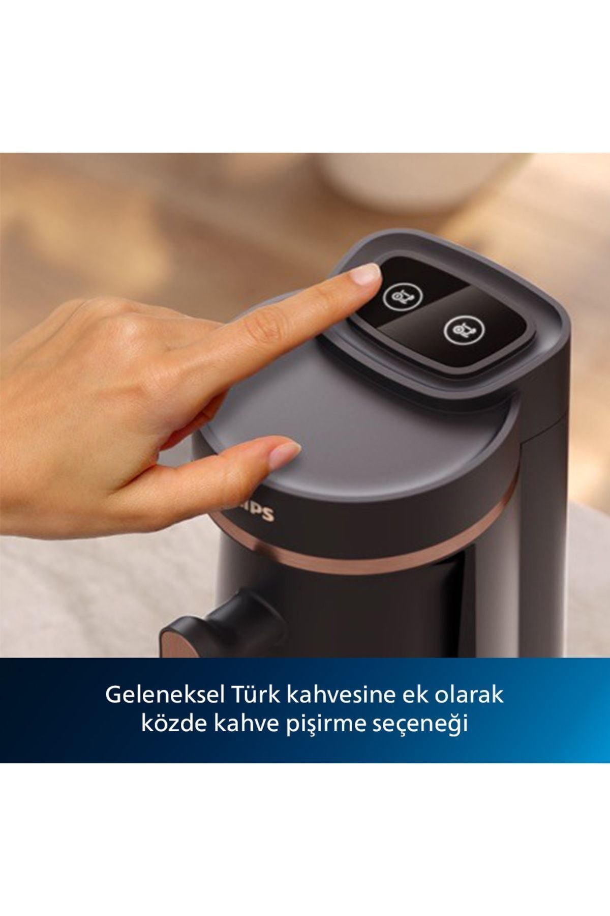 Philipserisi Türkahvesi Makinesi, Közde Türkahvesi Pişirme Fonksiyonu, HDA/ - Görsel 5
