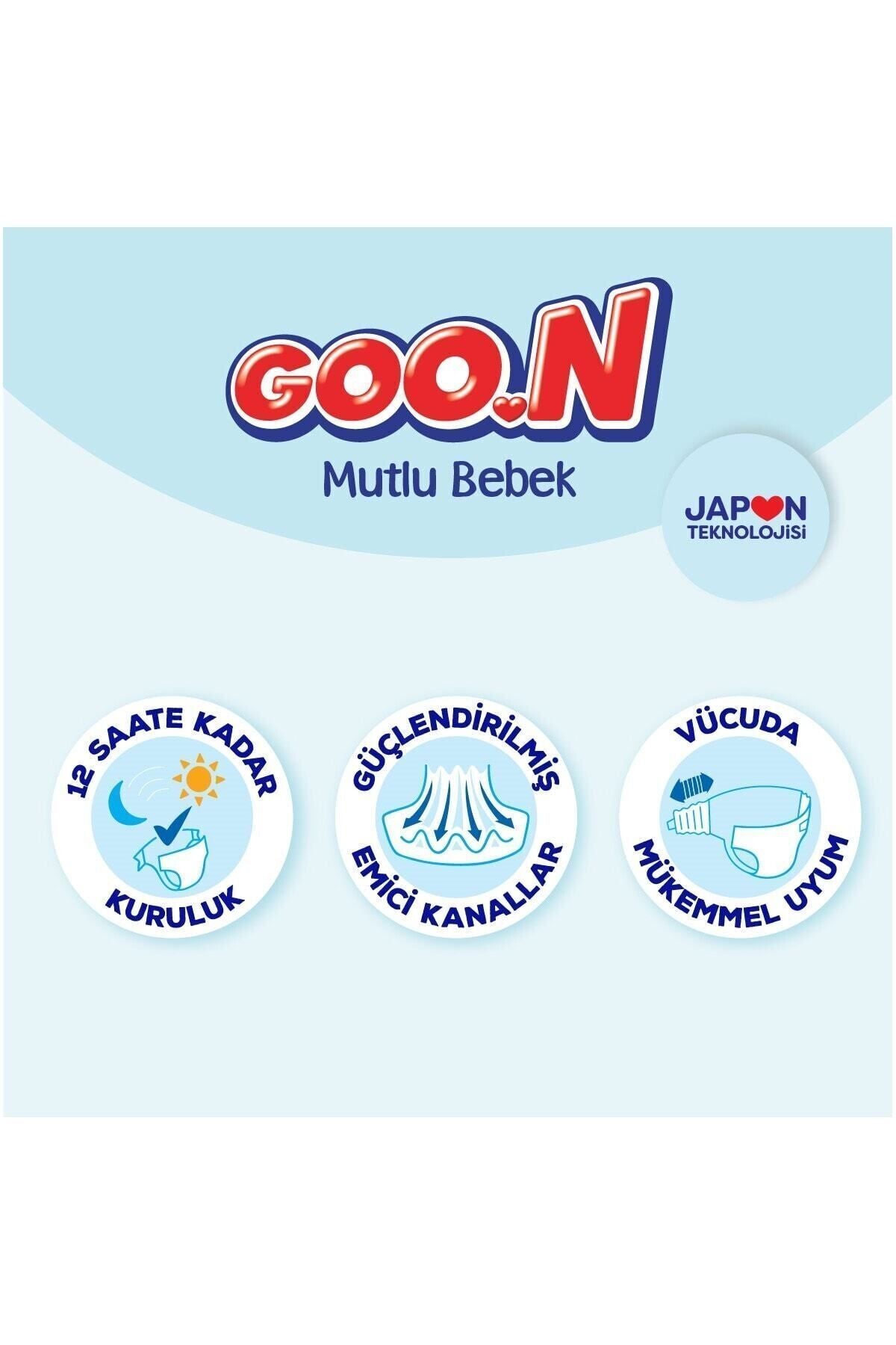 Goo.n Goon Bebek Bezi Mutlu Bebek Jumbo Paket 3 Beden 36-