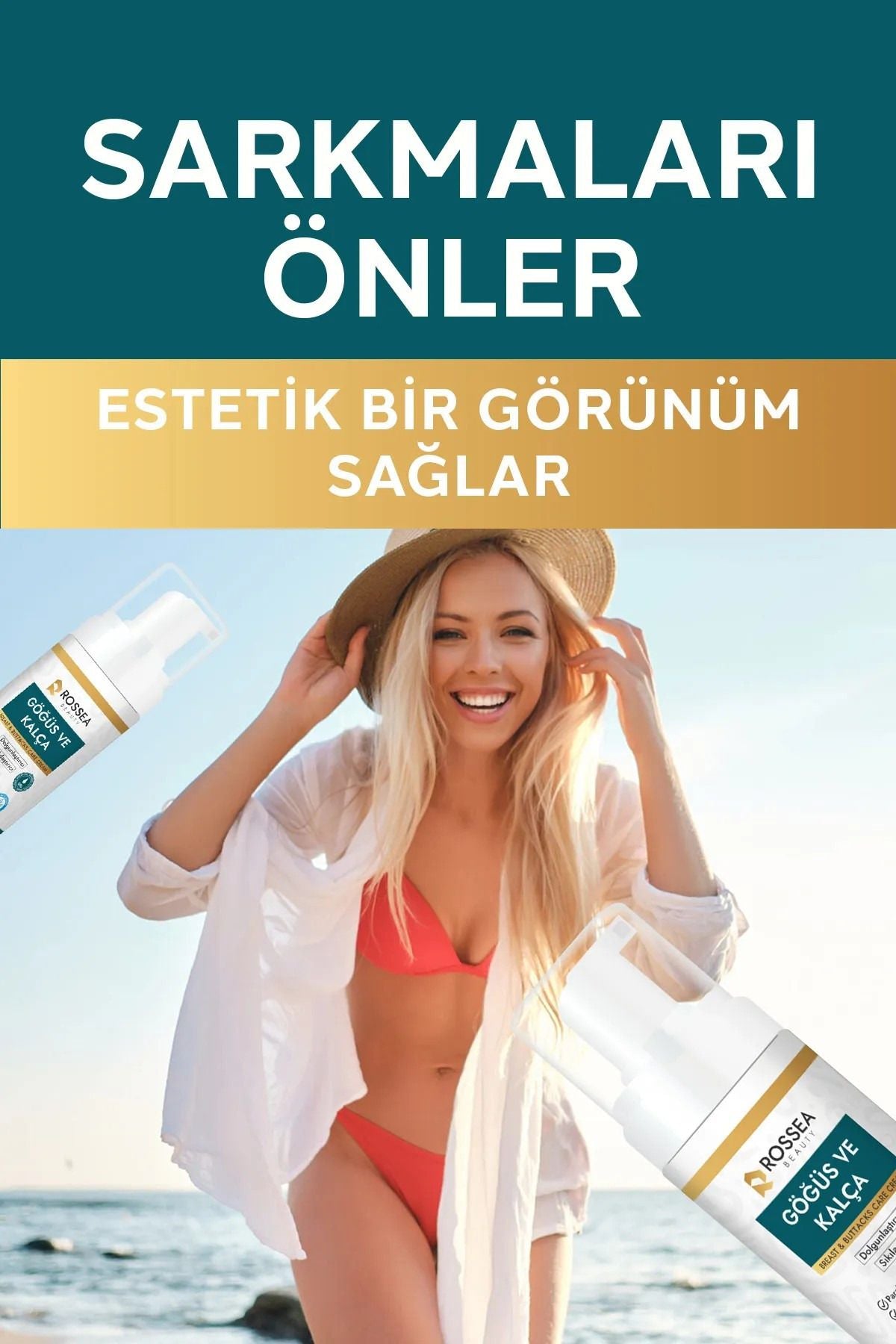 ROSSEA Göğüs Ve Kalça Büyütücü,. Şekillendirici, Dolgunlaştırıcı, Çatlak Giderici, Sıkılaştırıcı Kreml