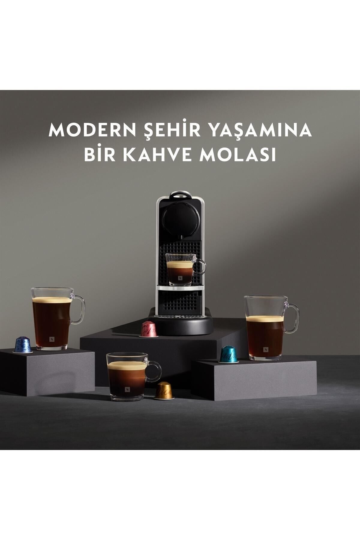 Nespresso CCitiz Platinum Kahve Makinesi ,Paslanmaz Çelik
