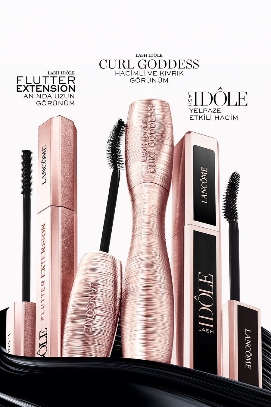 Lancome Lash Idole Curl Goddess Kıvrık Görünüm Veren Hacim Etkili Siyah Maskara 3614274491081