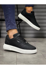 Jack Lion Erkek Sneaker Gündelik Ortopedik Ayakkabı Efgcmfrt105 - Siyah-Beyaz