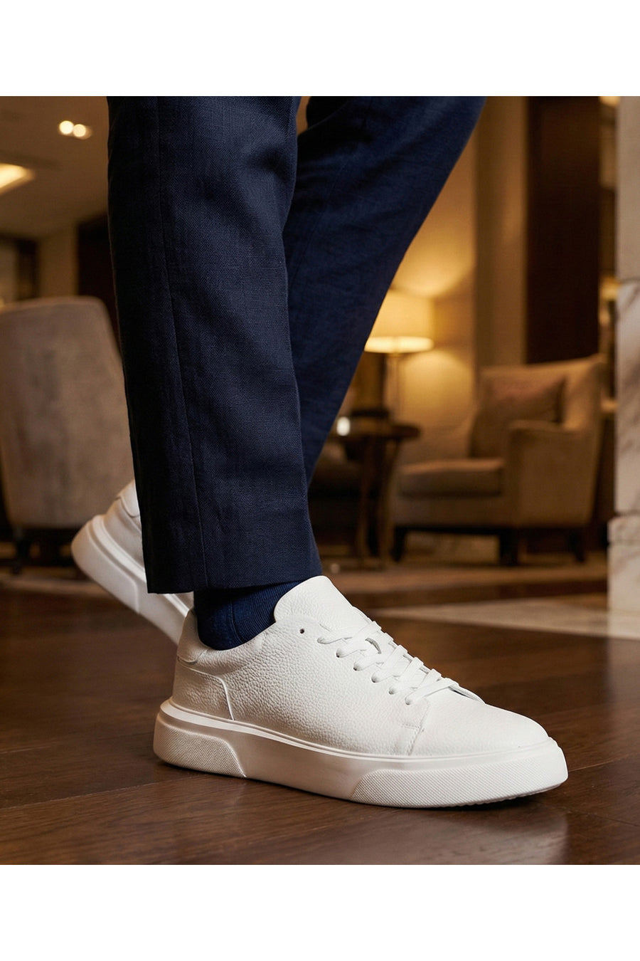 Lufian Gage Erkek Sneaker Ayakkabı Beyaz - Casual