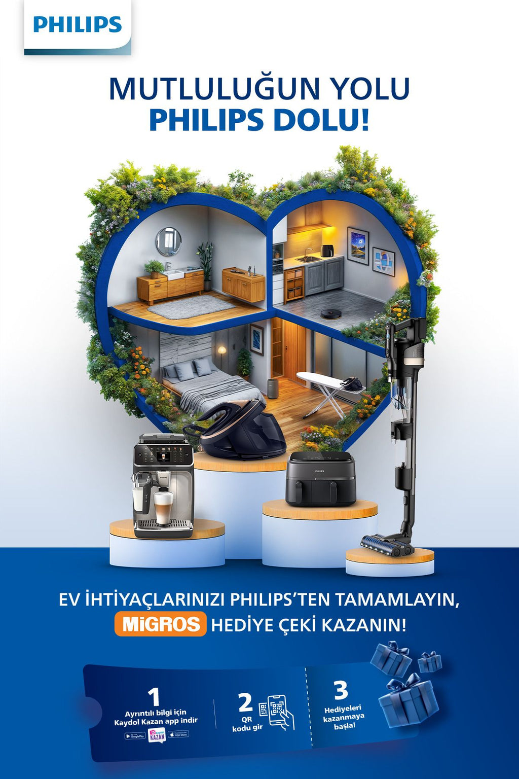 Philips 3300 Serisi LatteGo Tam Otomatik Espresso Makinesi, AquaClean Filtre, 6 İçecek Hazırlama, EP3347/90
