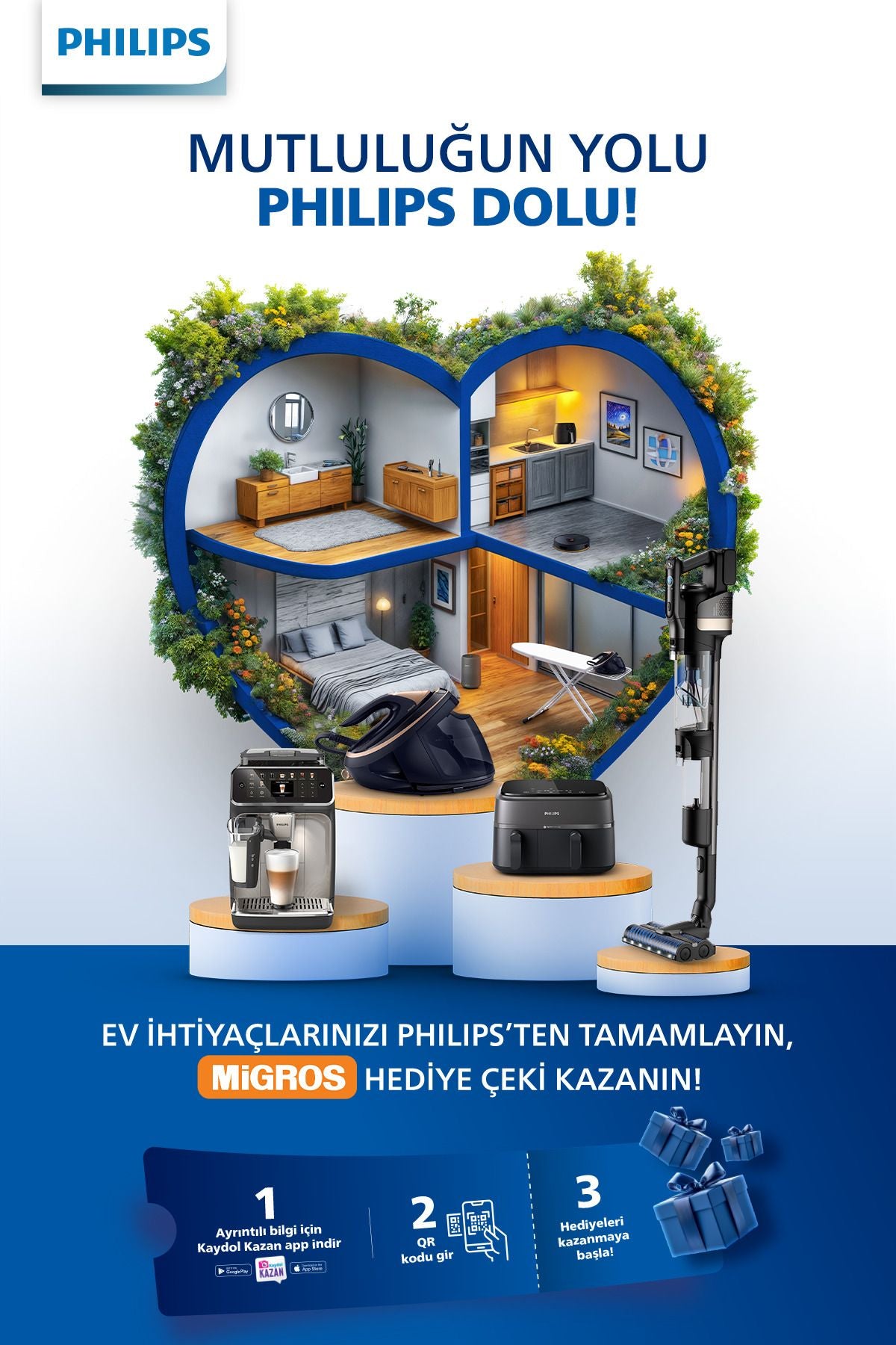 Philips 3300 Serisi LatteGo Tam Otomatik Espresso Makinesi, AquaClean Filtre, 6 İçecek Hazırlama, EP3347/90