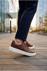 Lufian Tommy Erkek Sneaker Ayakkabı Siyah - Taba