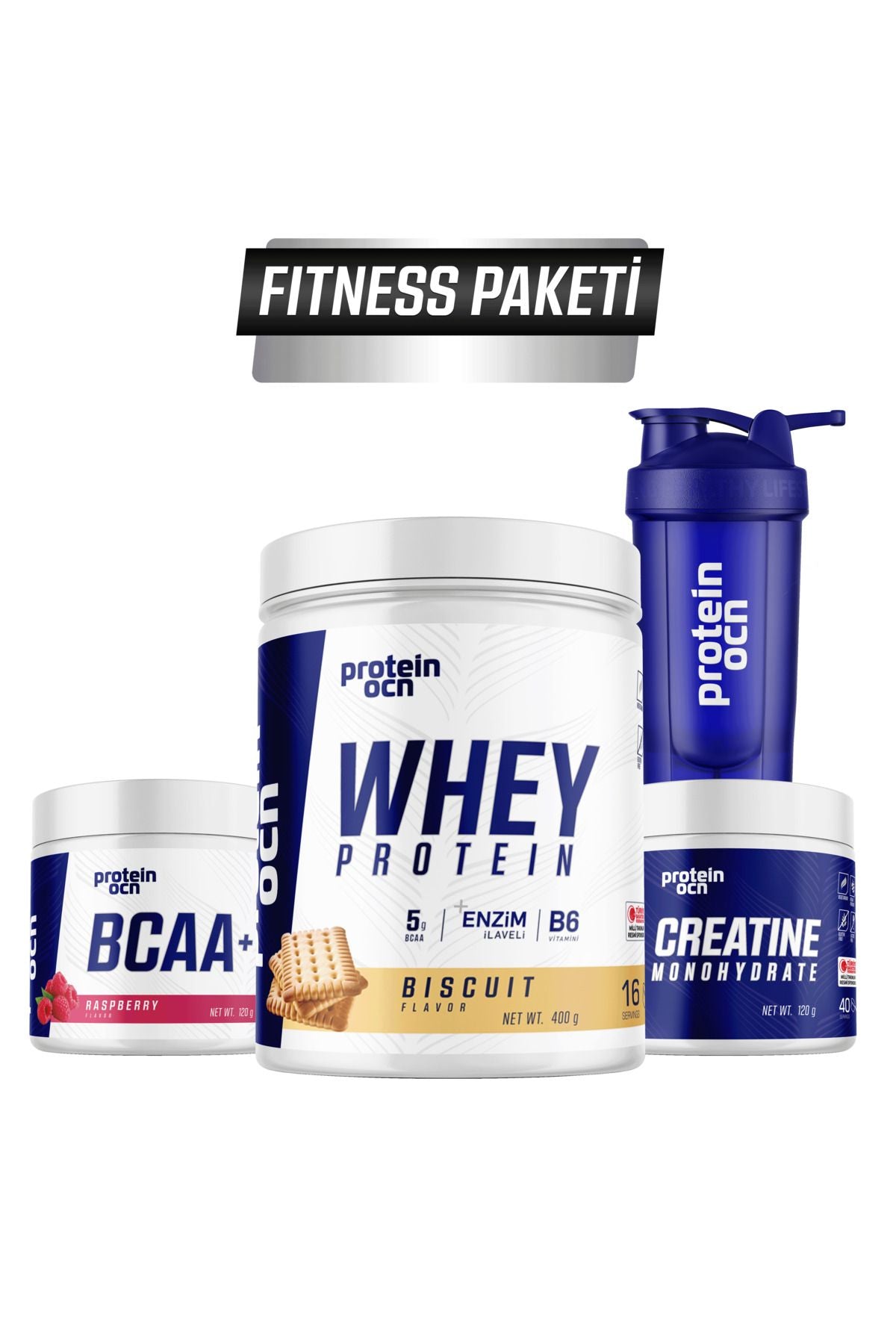 Proteinocean Fıtness Paketi - Bisküvi Ahududu