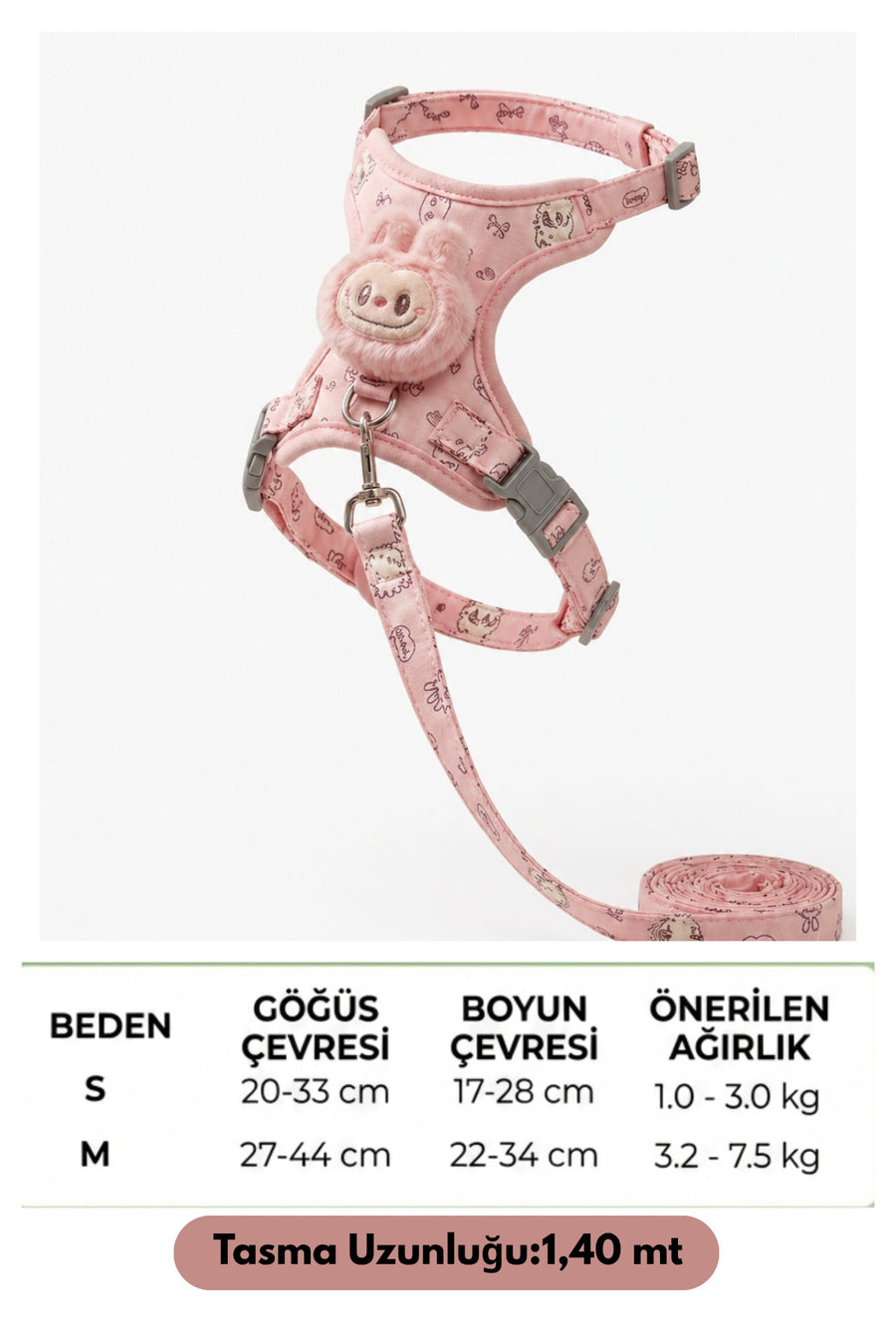 ego home Kaçış Önleyici Küçük ve Orta Irk Kedi Köpek Göğüs Tasması Yumuşak,Nefes Alabilir, Dayanıklı