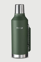 Stevig 4 Camp Klasik Vakumlu Kulplu Çelik Termos 1.5 LT. Green ST-206