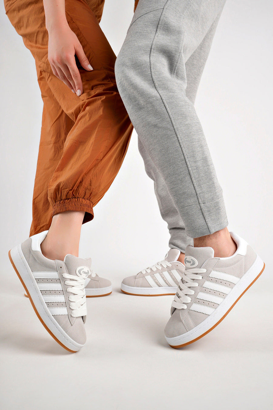 Freemax Spor Sneaker Ayakkabı Siyah Beyaz - Buz