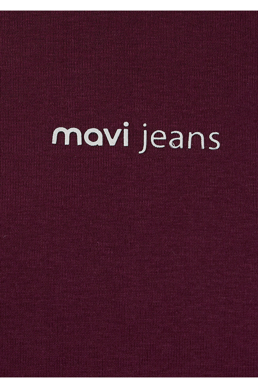 Mavi Logo Baskılı Bordo Tişört Slim Fit / Dar Kesim 1614200-87830 - Bordo