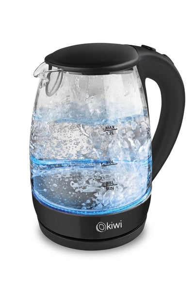 Kiwi Kk3328 Cam Su Isıtıcı Kettle Siyah