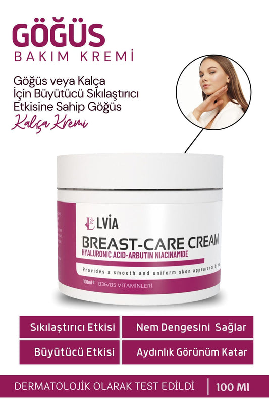 LVİA Göğüs Ve Kalça Büyütücü, Sıkılaştırıcı, Dolgunlaştırıcı Çatlak Giderici Bakım Kremi ml