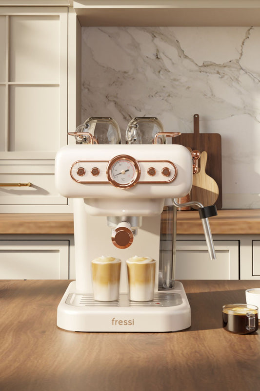 Fressi Espresso Latte Cappuccino Kahve Makinesi Süt Köpürtücülü bar Basınçlı lt Em-Ristretto