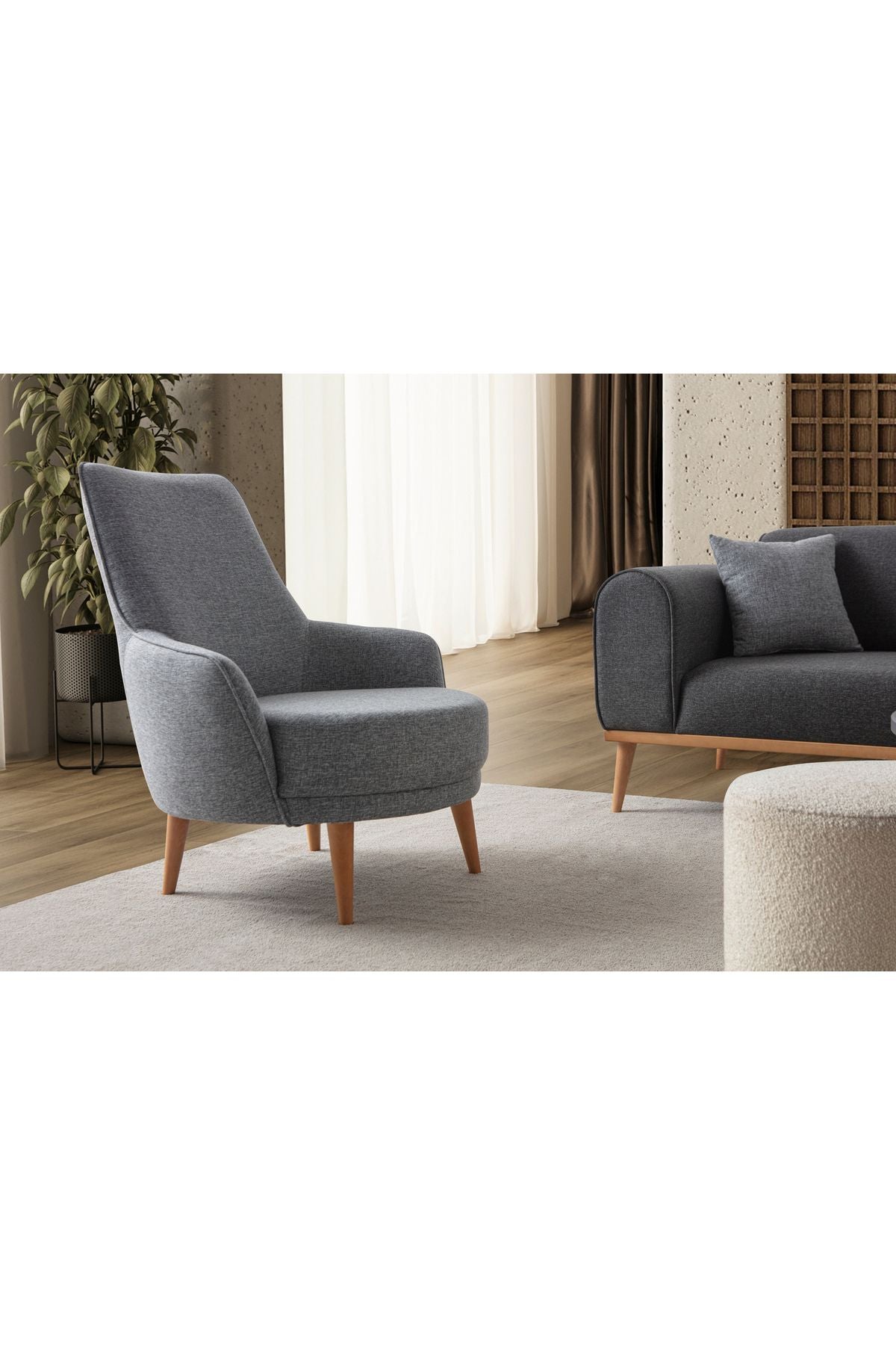 EDSY HOME Rebull +++Koltuk Takımı Antrasit - Görsel 8