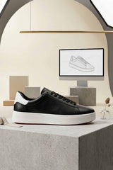Lufian Tommy Erkek Sneaker Ayakkabı Siyah - Erkek