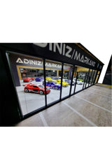 Perlamco Kişileştirilebilir Showroom Galeri Service diorama isimli galeri Led Aydınlatmalı 1/64 ölçek Uyumlu