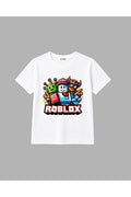 cirokids %100 Pamuk Unisex Roblox Baskılı Çocuk Tişört
