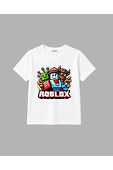 cirokids %100 Pamuk Unisex Roblox Baskılı Çocuk Tişört