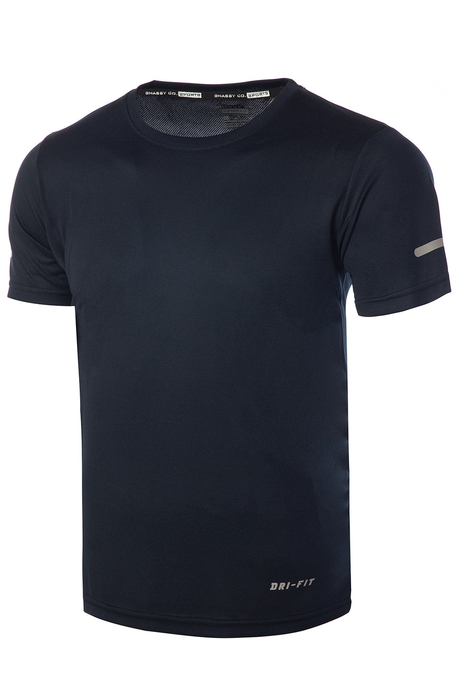 Ghassy Co Erkek Nem Emici Hızlı Kuruma Atletik Teknik Performans Spor T-shirt - Beyaz
