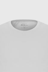 AC&Co / Altınyıldız Classics Erkek/unisex Beyaz %100 Pamuk Slim Fit Dar Kesim Bisiklet Yaka Basic Tişört - Haki