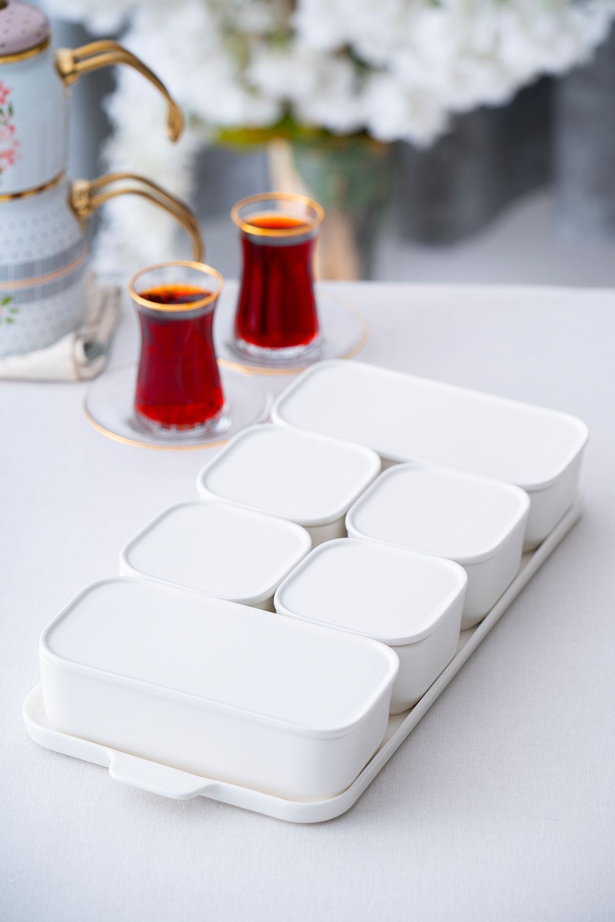 ACAR Pure White Parça Porselen Kahvaltılık - Görsel 2
