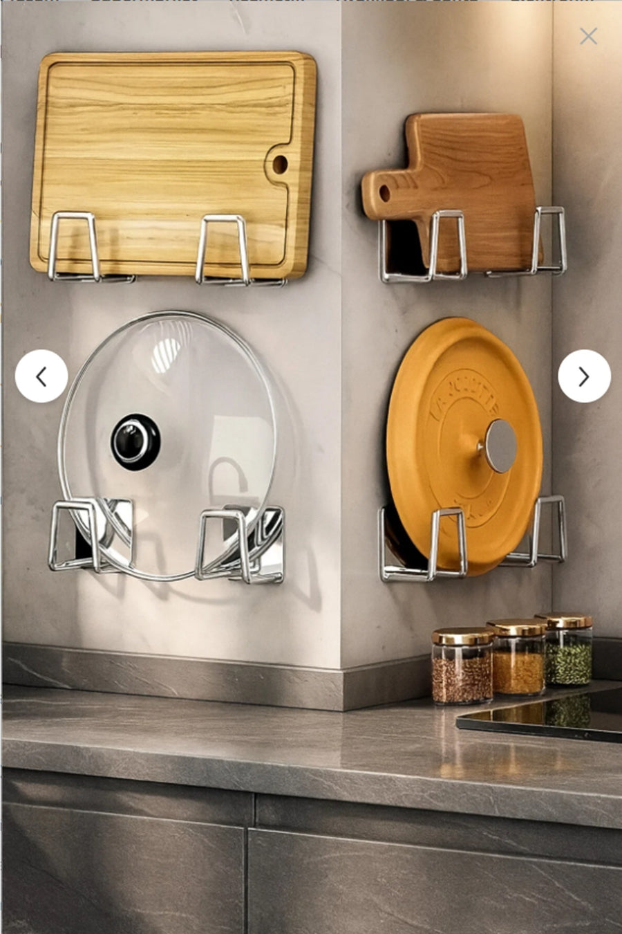 Kitchen Beauty Paslanmaz Krom Yapışkanlı Bulaşık Süngeri Tutucu Ve Evye Düzenleyici Süngerlik