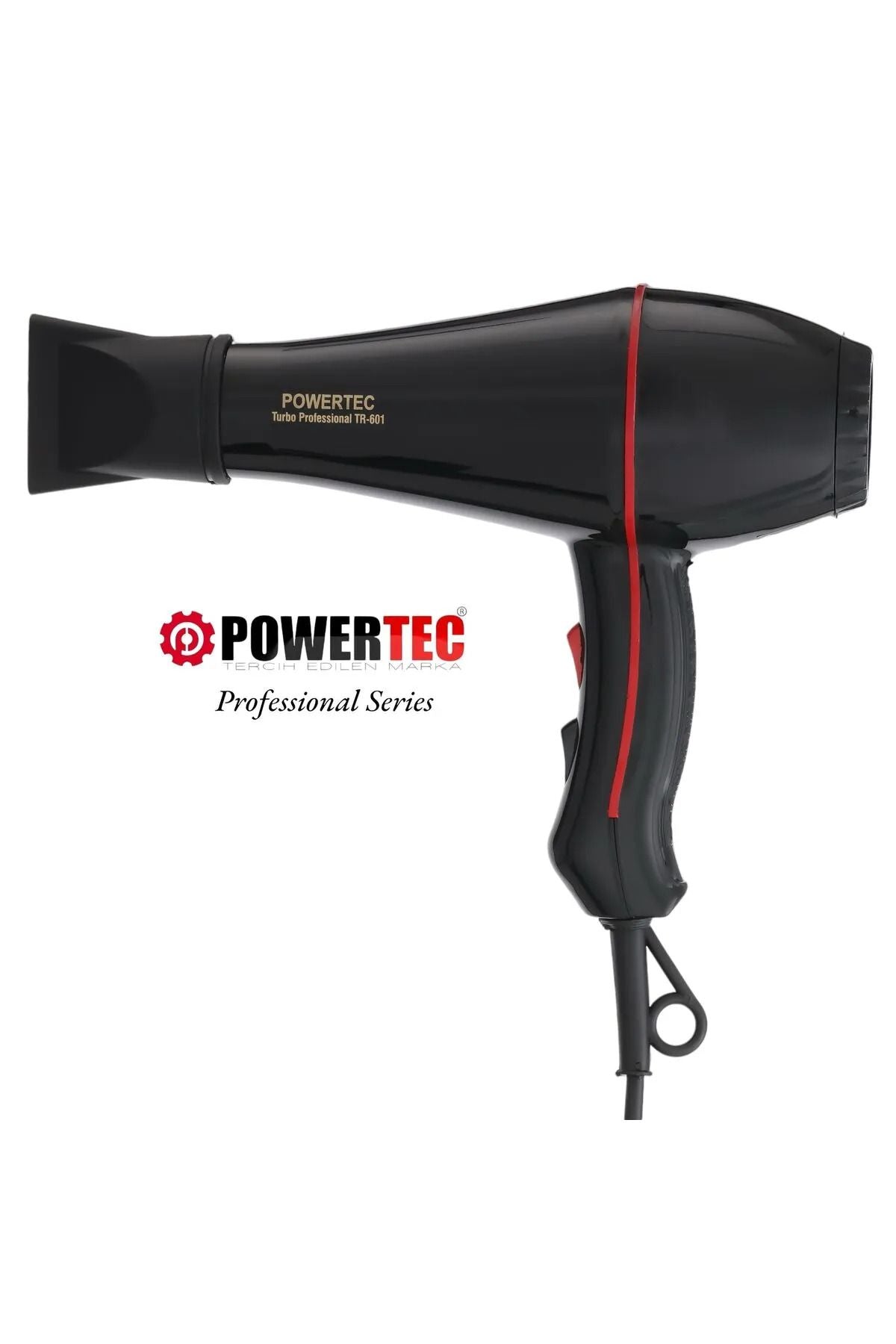 Powertec TR-(W) Turbo Professional Series Fön Makinesi & Saç Kurutma m Uzun Kablolu Yeni Versiyon - Görsel 2