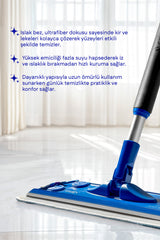 Silva Ultrafiber Tekli Mop Set – Derin Temizlik İçin Islak Mop Bezi
