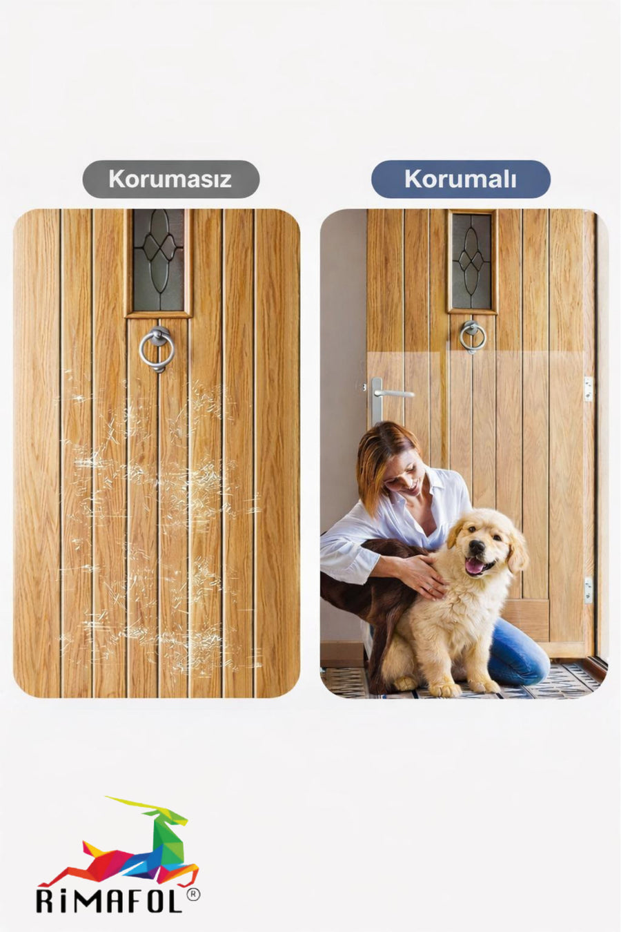 RİMAFOL Kedi Koltuk Tırmalama Koruyucu Şeffaf Yapışkanlı Mobilya Tırmalama Önleyici Bandı 37 cmx5m
