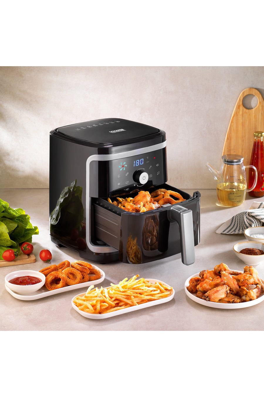 Schafer Thermochef XL Airfryer/Sıcak Hava Fritözü-Siyah - Siyah