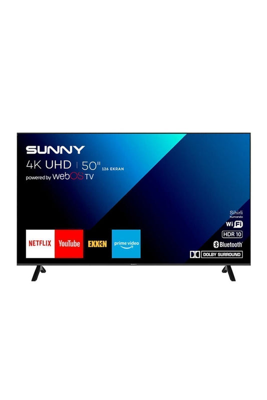 Sunny SNFMN" Ekran Uydu Alıcılı K Ultra HD Smart LED TV