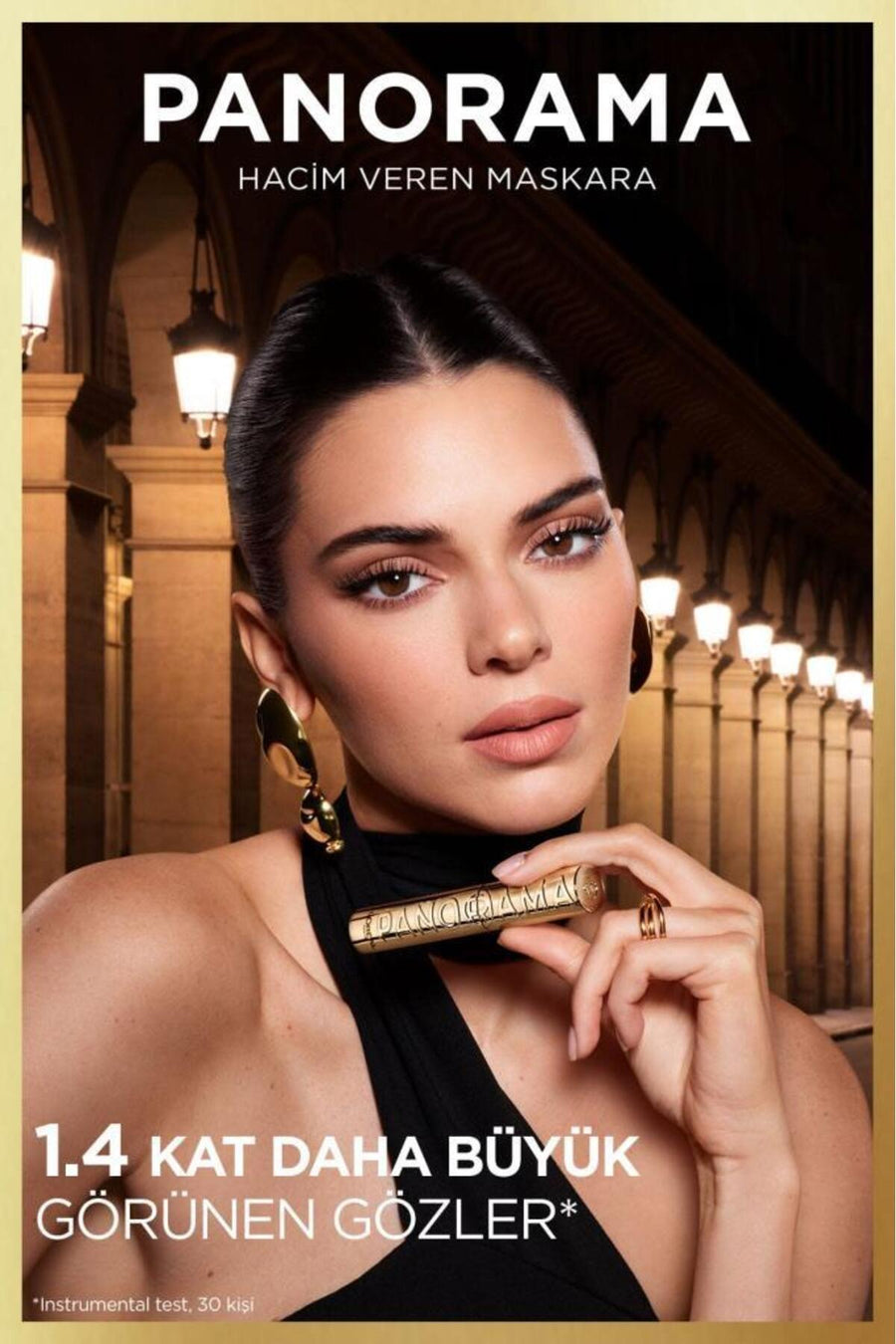 L'Oreal Paris Panorama Hacim Veren Maskara Siyah, 1.4 Kat* Daha Büyük Görünen Gözler, Panoramik Hacim - Siyah