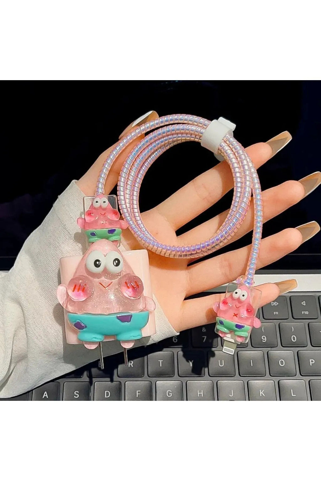 Dublin İphone 18w/20w Uyumlu Şarj Aleti Kılıfı, Şarj Kablosu Koruma Aparatı, Toparlayıcı, Koruyucu