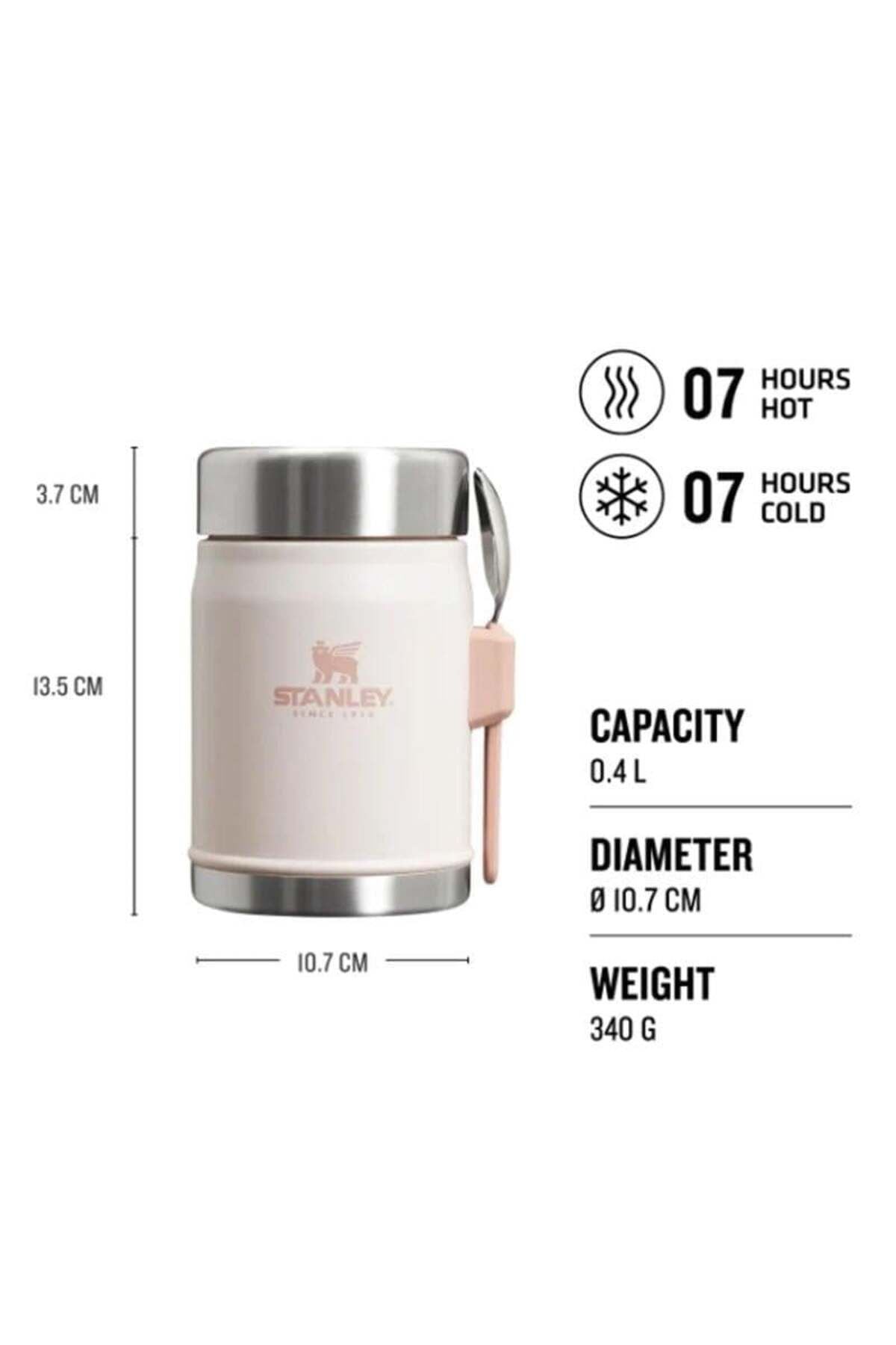 Stanley The Legendary Food Jar Spork .l / oz Rose Quartz Yemek Termosu - Görsel 2