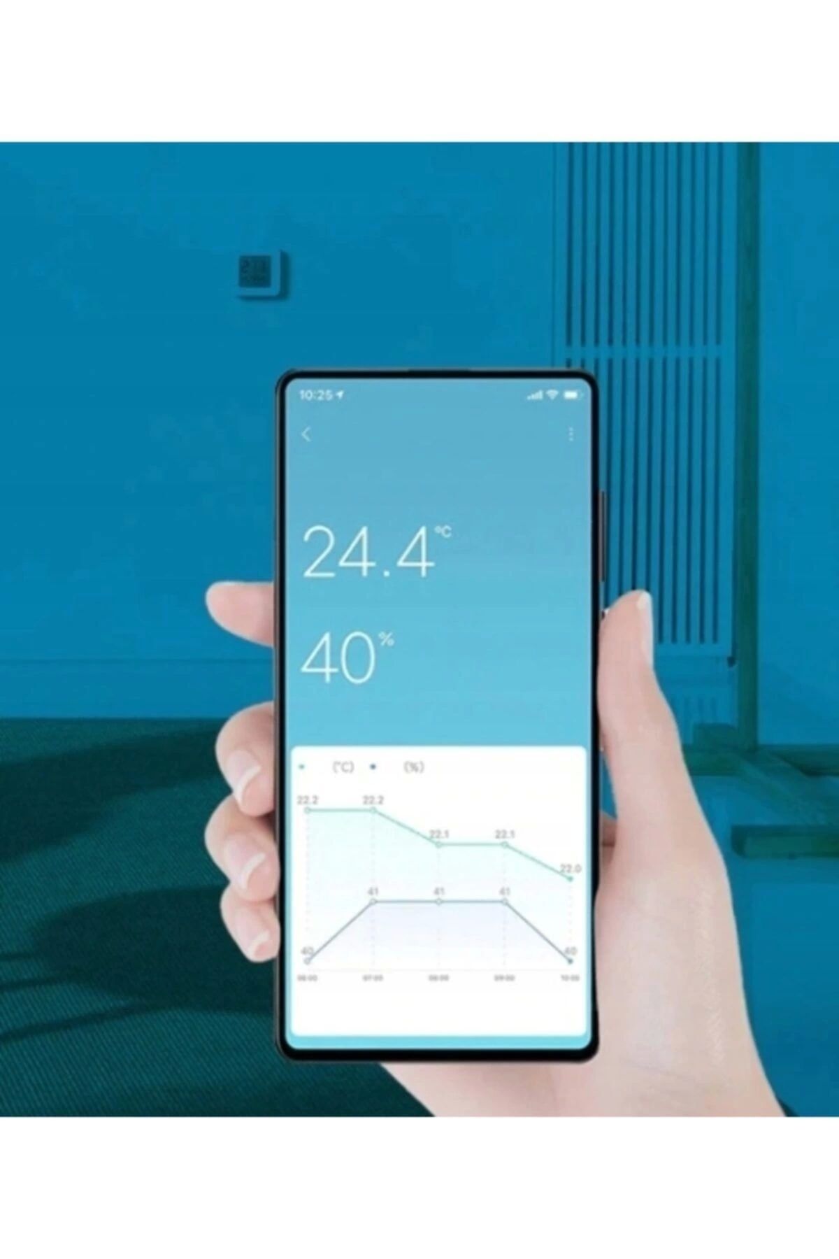 Xiaomijiakıllı Sıcaklık Ve Nem Ölçer Termometre - Görsel 6