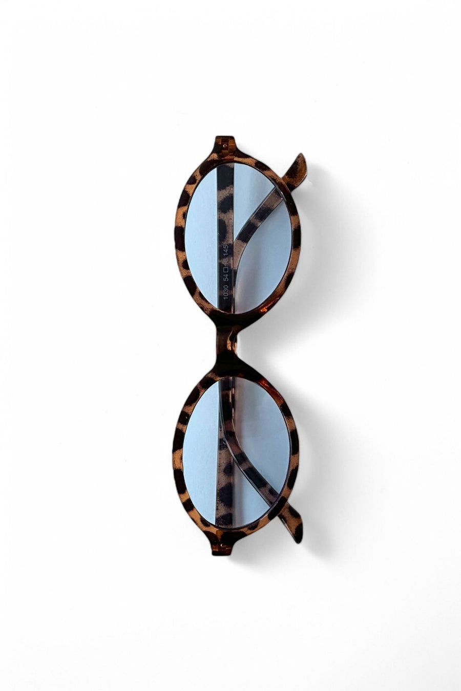 REN EYEWEAR TR MİUX LEOPAR MAVİ OVAL GÜNEŞ GÖZLÜĞÜ KADIN MODERN YENİ SEZON