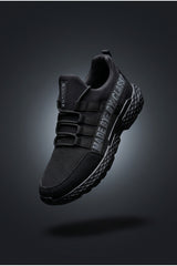 Riccon Siyah Erkek Cilt Sneaker 0012santo