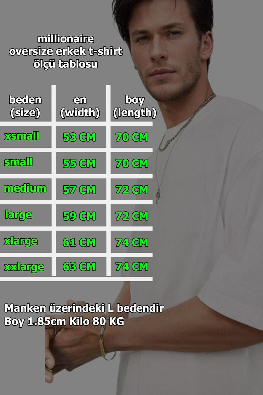 Teenage Millionaire Erkek Free Life Açık Yeşil Bisiklet Yaka Oversize Salas T-Shirt
