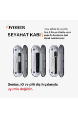Wober Oral-b Şarjlı Diş Fırçası Için Saklama Kabı/kutusu, Sadece Pro, Vitality Ve Starter Serisine Uyumlu!