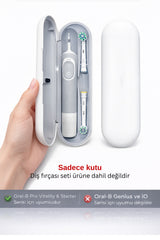 Wober Oral-b Şarjlı Diş Fırçası Için Saklama Kabı/kutusu, Sadece Pro, Vitality Ve Starter Serisine Uyumlu!