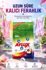 aylux Toz Deterjanı 4 Kg 27+ Sık Yıkananlar Ultra Yoğun Etkili Formül Renkiler