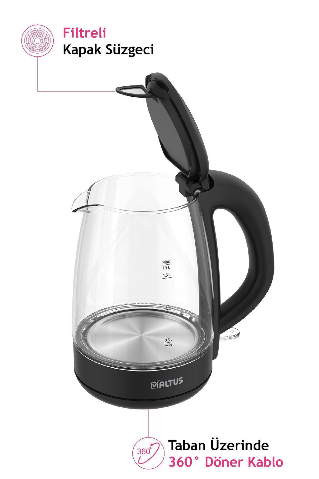 Altus Al Cam Kettle - Görsel 5
