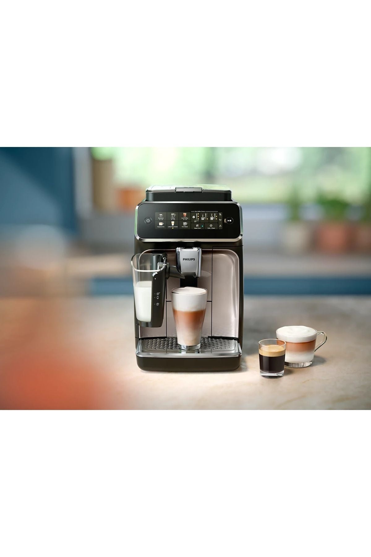 Philips 3300 Serisi LatteGo Tam Otomatik Espresso Makinesi, AquaClean Filtre, 6 İçecek Hazırlama, EP3347/90
