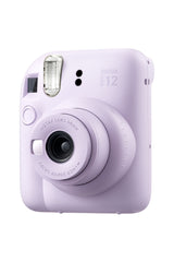 Fujifilm Instax Mini 12 Lila Fotoğraf Makinesi-10'lu Film-Mini Albüm ve Deri Kılıf Seti - Lila