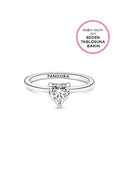 Pandora Işıltılı Kalp Tektaş 925 Ayar Gümüş Yüzük